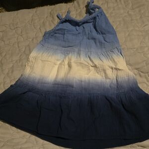 Cat & Jack Blue and White Kids Dress